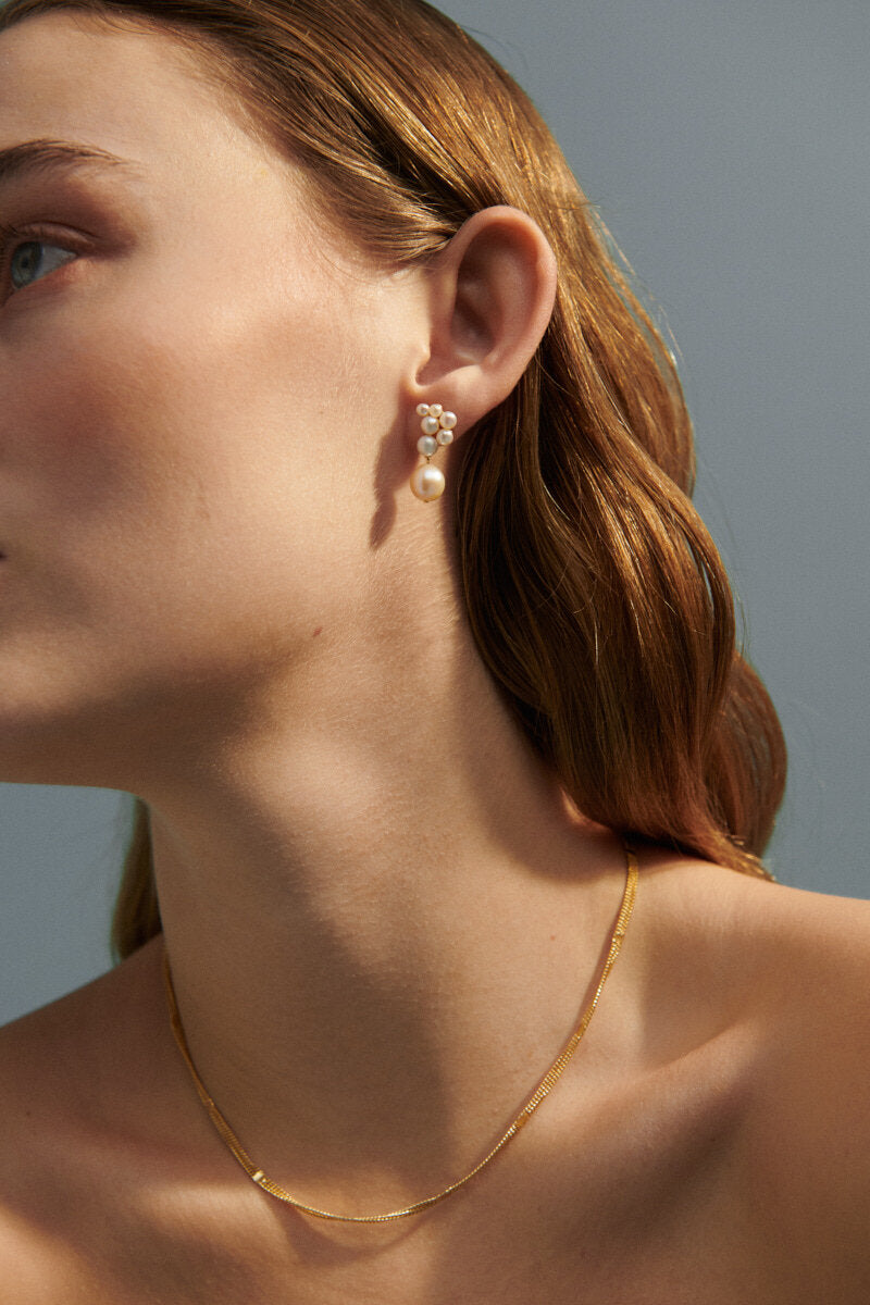 Ocean Treasure ørestikkere - forgyldt